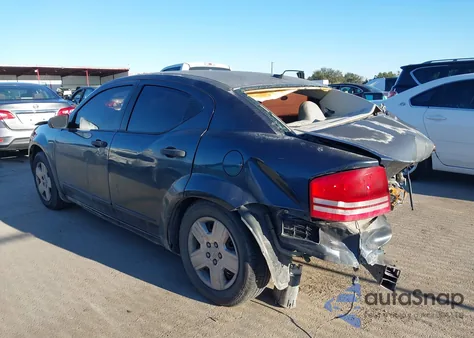 2008 Dodge Avenger Se из США, поврежденный, VIN 1B3LC46K18N256314